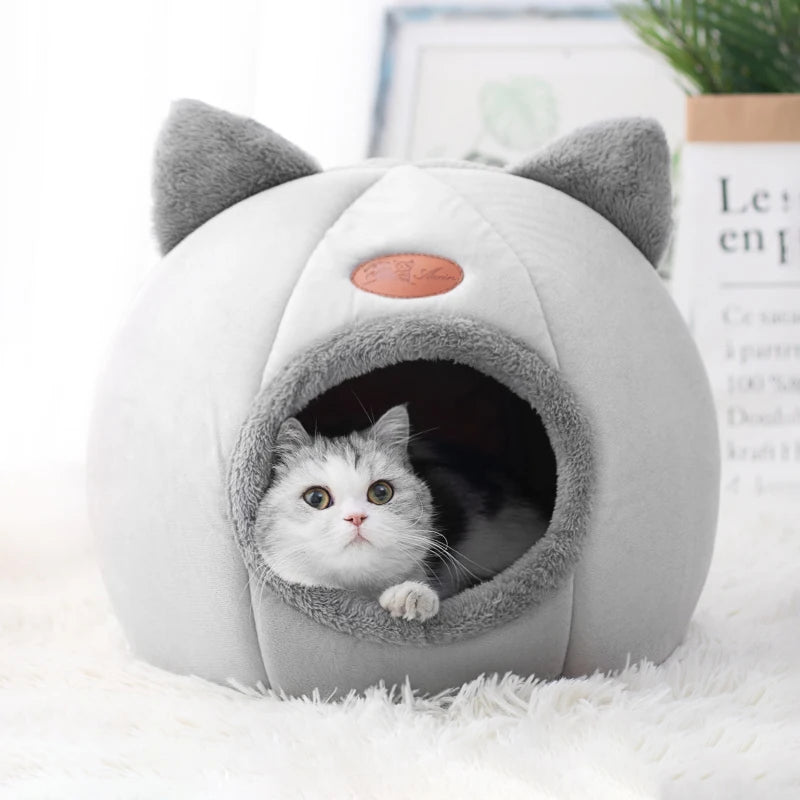 🐾 Cozy Cat Bed – Warm, Soft & Comfortable Pet Nest! 🐱