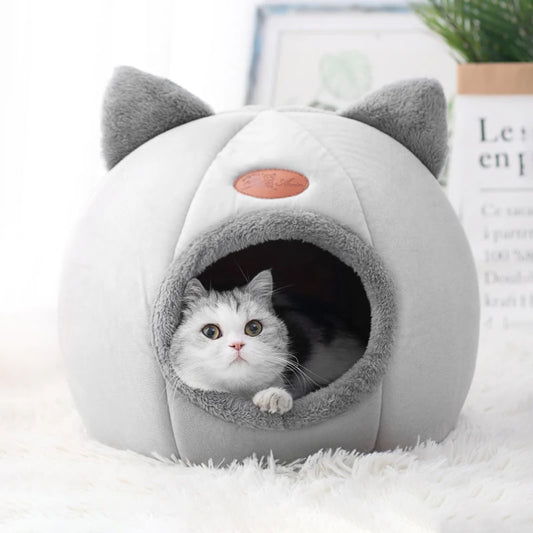 🐾 Cozy Cat Bed – Warm, Soft & Comfortable Pet Nest! 🐱