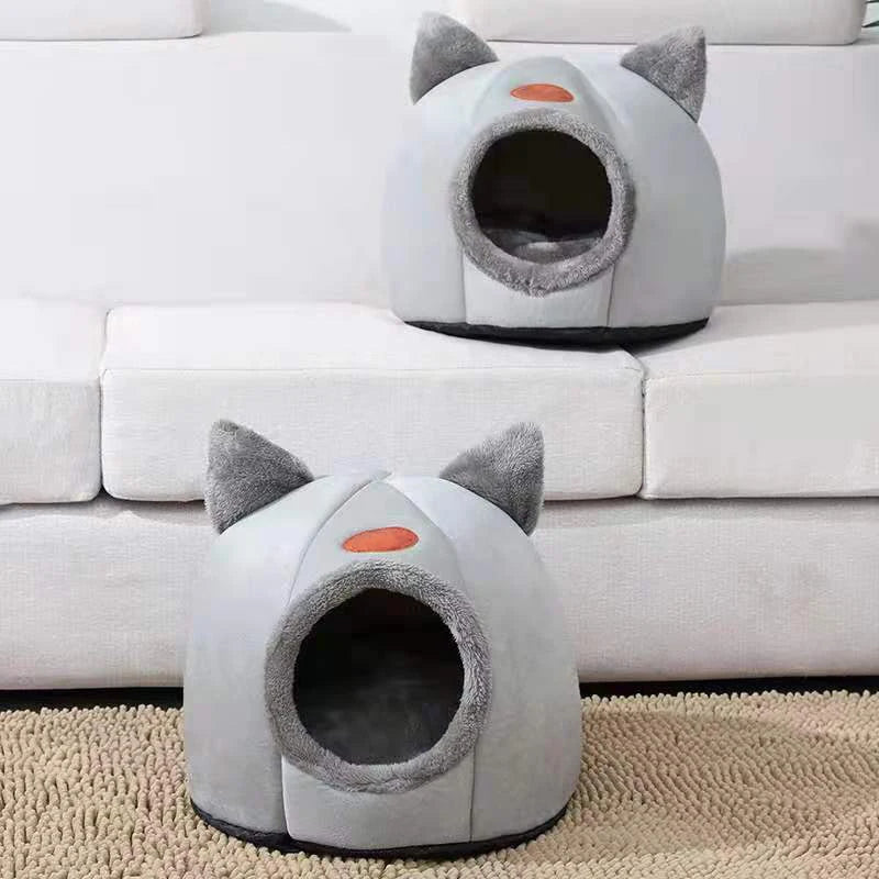 🐾 Cozy Cat Bed – Warm, Soft & Comfortable Pet Nest! 🐱