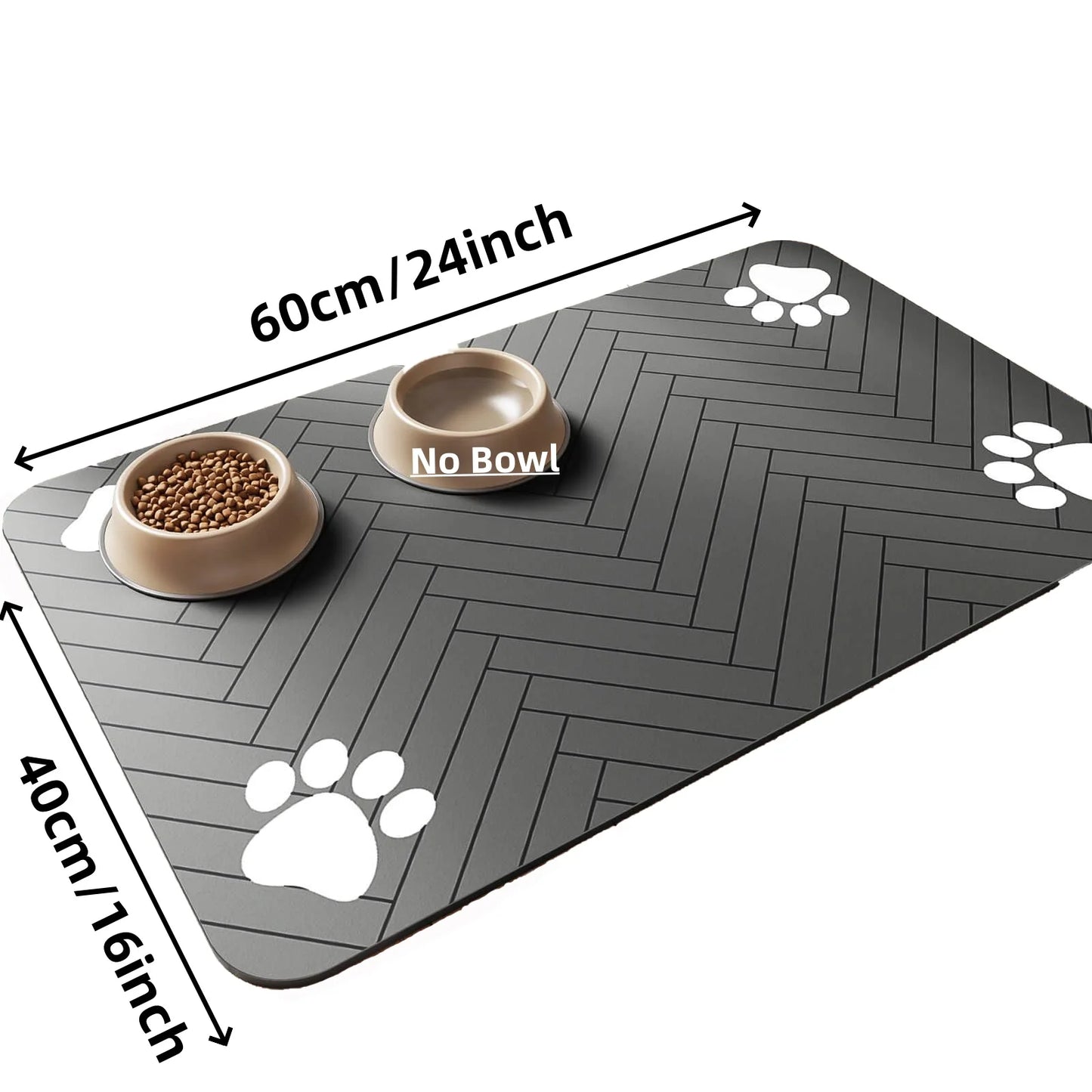 🐾 Absorbent & Waterproof Pet Feeding Mat – Keep Your Pet’s Mealtime Mess-Free! 🐾