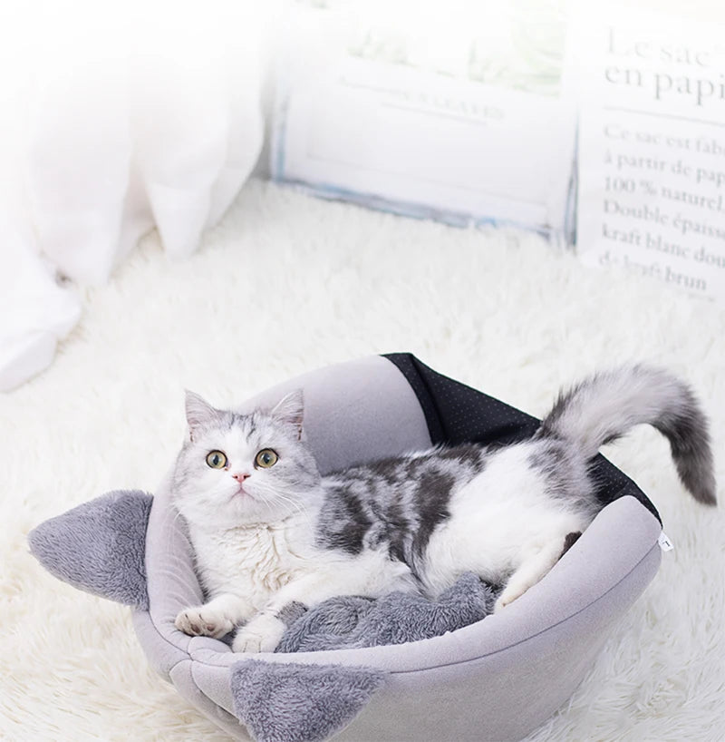 🐾 Cozy Cat Bed – Warm, Soft & Comfortable Pet Nest! 🐱