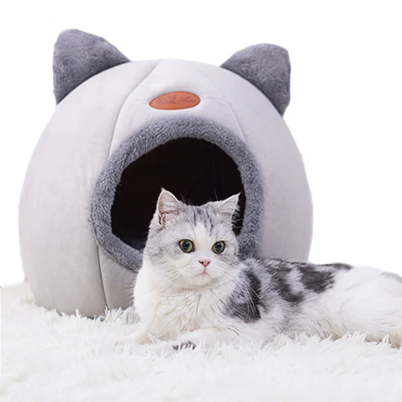 🐾 Cozy Cat Bed – Warm, Soft & Comfortable Pet Nest! 🐱