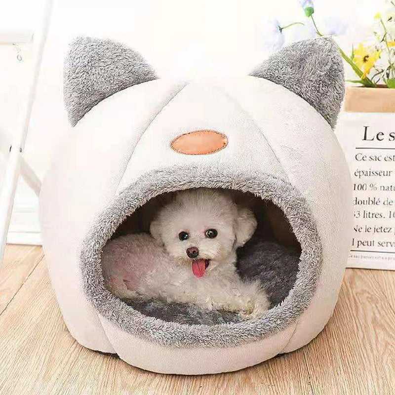 🐾 Cozy Cat Bed – Warm, Soft & Comfortable Pet Nest! 🐱