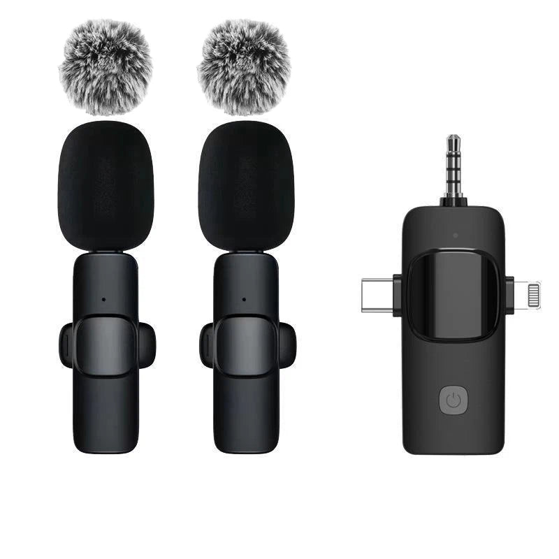 🎤 Wireless Lavalier Microphone – Professional Audio Anywhere! 🎤