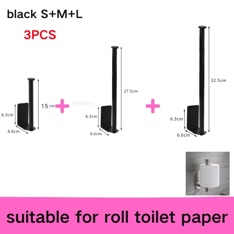 🛁 Modern Wall-Mounted Toilet Paper Holder – Stylish & Durable! 🛁