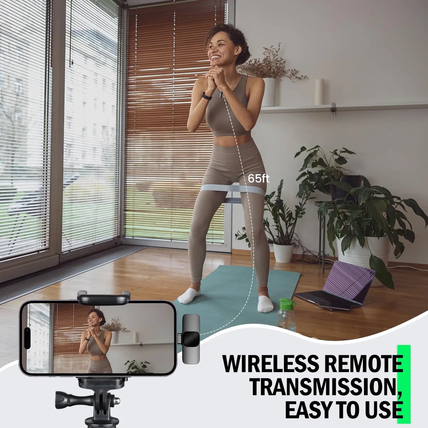 🎤 Wireless Lavalier Microphone – Professional Audio Anywhere! 🎤