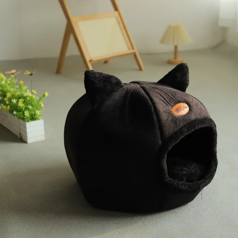 🐾 Cozy Cat Bed – Warm, Soft & Comfortable Pet Nest! 🐱