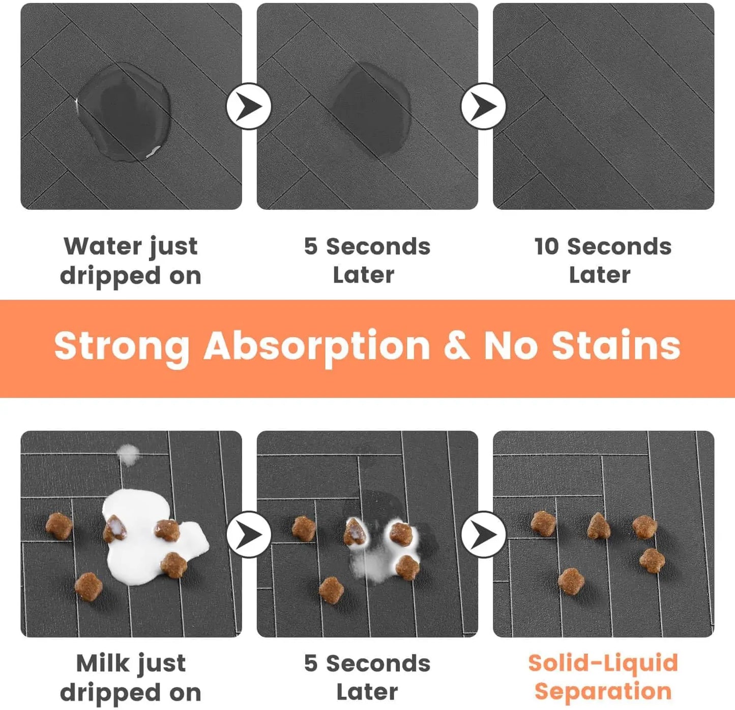 🐾 Absorbent & Waterproof Pet Feeding Mat – Keep Your Pet’s Mealtime Mess-Free! 🐾