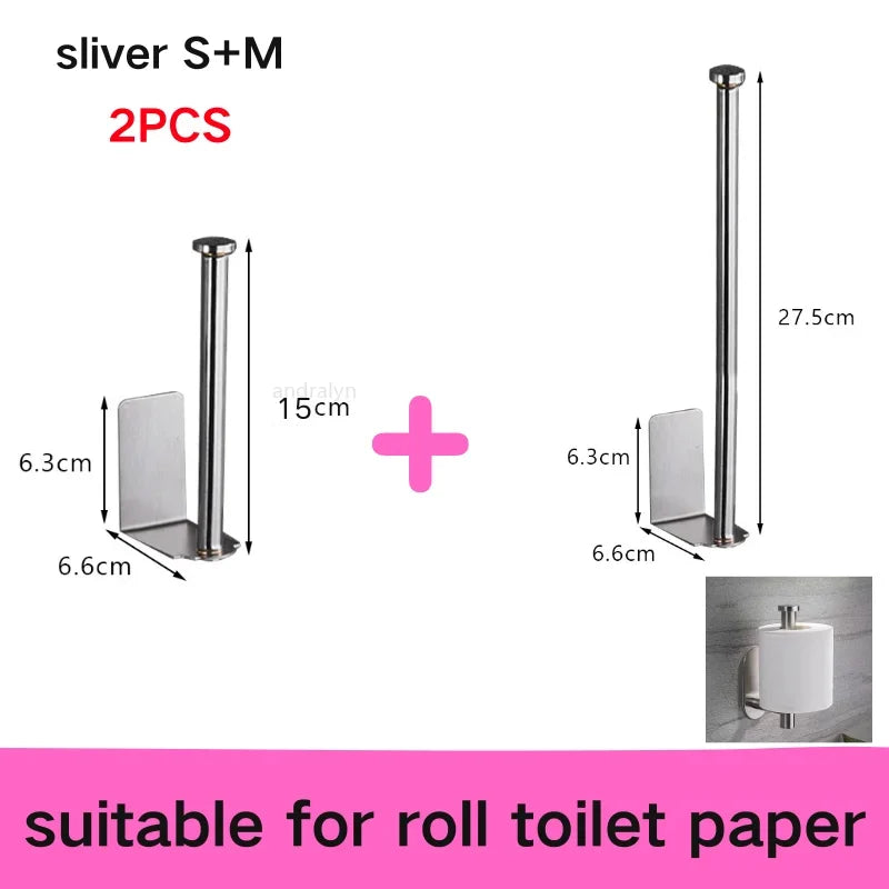 🛁 Modern Wall-Mounted Toilet Paper Holder – Stylish & Durable! 🛁