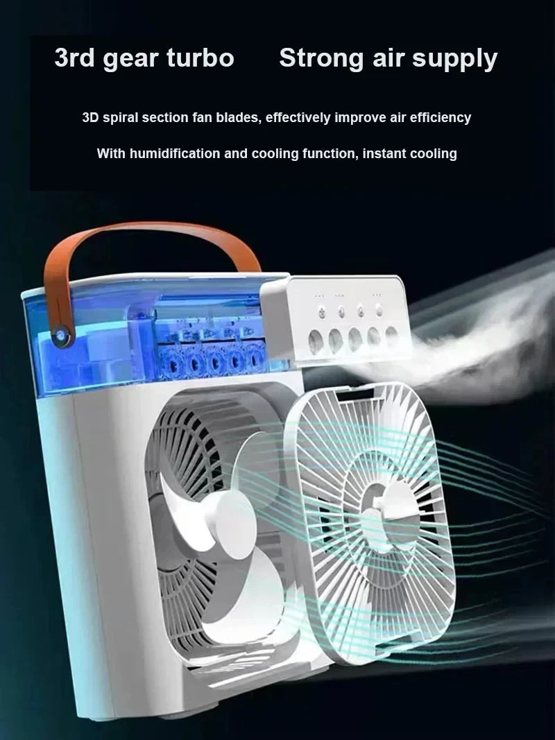 ❄️ 3-in-1 Mini Air Cooler – Stay Cool Anywhere! ❄️