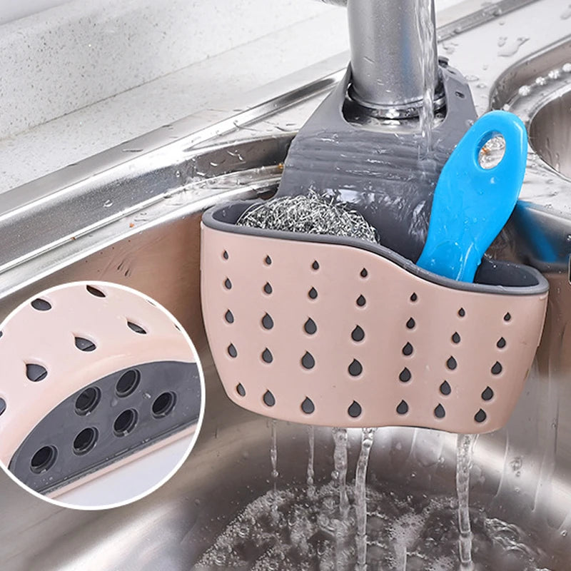 🛁 Flexible Kitchen & Bathroom Drain Basket – Multipurpose & Hygienic! 🛁